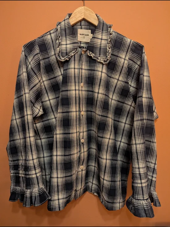 Rudy Jude Plaid Pillowcase Blouse - Picture 2 of 5